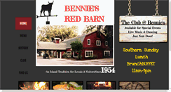 Desktop Screenshot of benniesredbarn.com